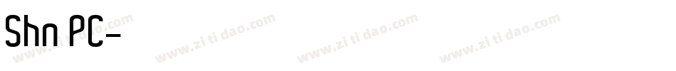 Shn PC字体转换